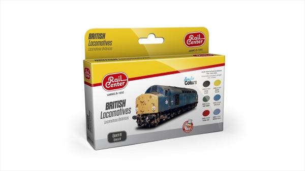 AMMO R-1002 Britische Lokomotiven, Epoche IV, Farb-Set