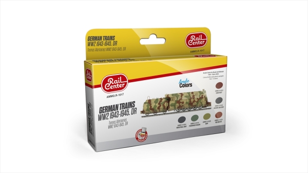 AMMO R-1017 Deutsche Züge DR, 2. WK 1943-1945, Farb-Set