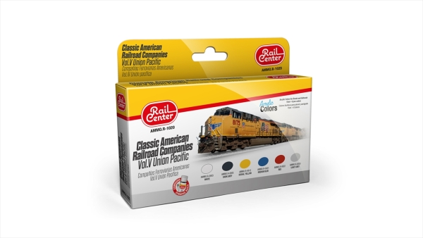 AMMO R-1020 Amerikanische Eisenbahngesellschaften, Farb-Set 5