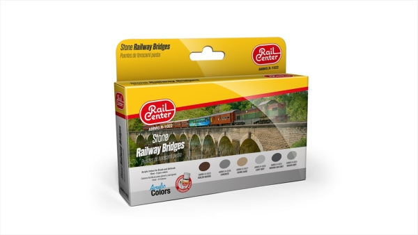 AMMO R-1022 Steinbrücken, Farb-Set