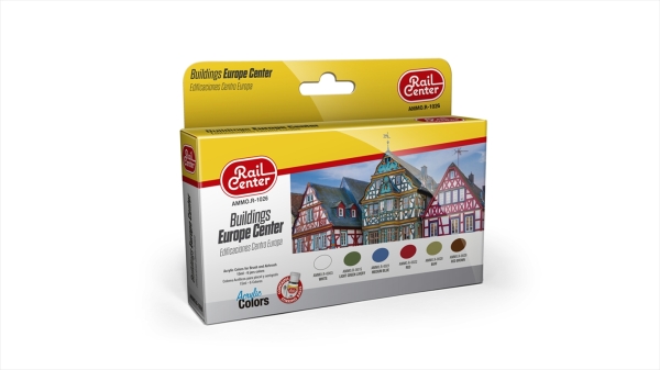 AMMO R-1026 Mitteleuropäische Gebäude, Farb-Set
