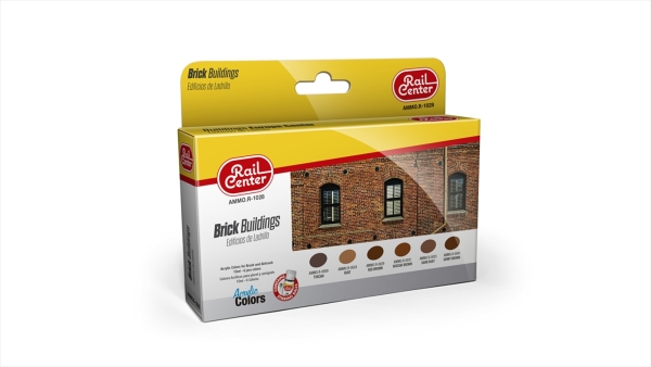 AMMO R-1028 Backsteingebäude, Farb-Set