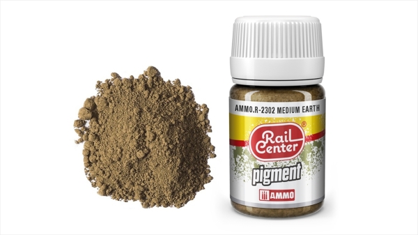 AMMO R-2302 Mittelbraune Erde, Pigmente 35 ml  (VE6)