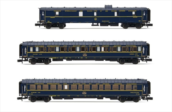 Arnold 4401 Wagen Set 3 tlg. Train Bleu