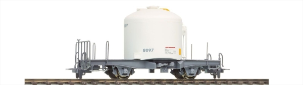 Bemo 2260166  RhB Uc 8086 Zementwagen weiss