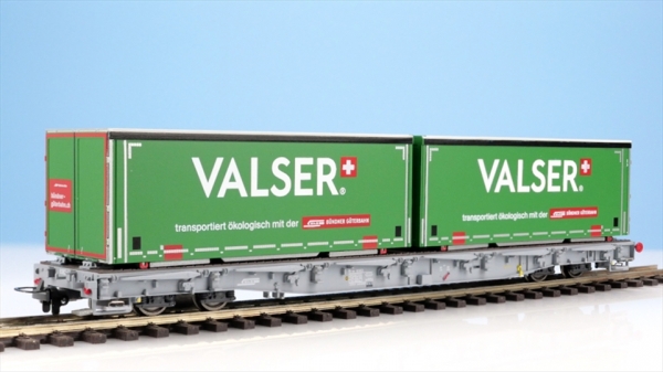 Bemo 2291172  RhB R-w 8382 Containerwagen "Valser"