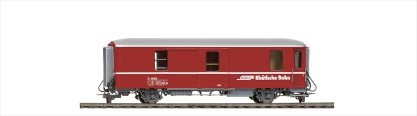 Bemo 3236112  RhB D 4062 Packwagen rot