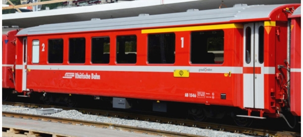 Bemo 3256166  RhB AB 1546 Einheitswagen I Berninabahn neurot