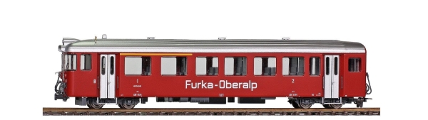 Bemo 3275209  FO ABt 4194 Steuerwagen dunkelrot, einseitig "Furka-Oberalp" weiß