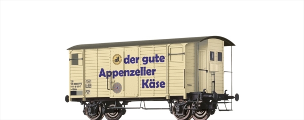 Brawa 47860 Ged. Güterwagen Gklm Appenzeller Käse SBB