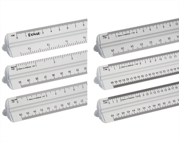 Donau ML60 Massstablineal für Modellbau 30cm
