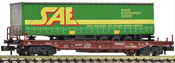 Fleischmann 845301 Containerwagen mit Aufleger