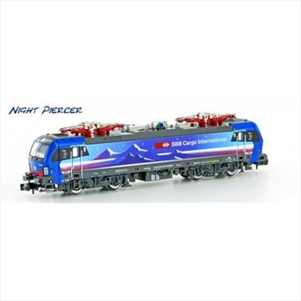 Kato / Hobbytrain H2999S  E-Lok Re475 Vectron SBB Cargo Night P. Ep.VI Sound