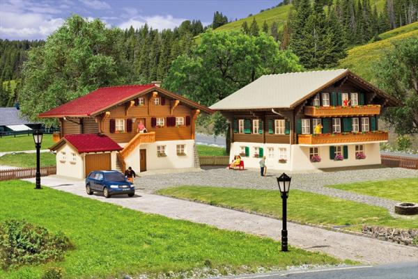 Kibri 37034  N Chalet Lenk, 2 Stueck