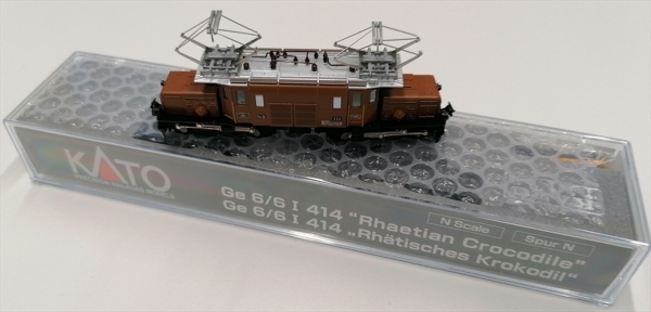 Kato 3104-1  RhB Ge6/6-1 414 Krokodil DC -Sound