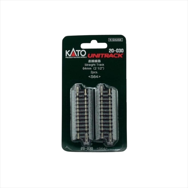 Kato Noch 7078005 Gleis gerade 64mm 2 Stück