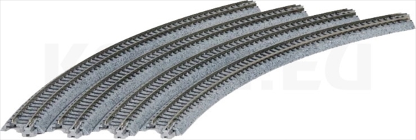 Kato Noch 7078100 Gleis gebogen R249-45° 4 Stück