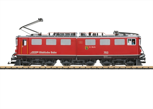 LGB 22064 E-Lok Ge6/6 II der RhB 703 St.Moriz  mfx