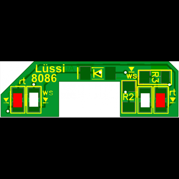 Lüssi 8086 Lichtmodul zu Re460 2 Stück