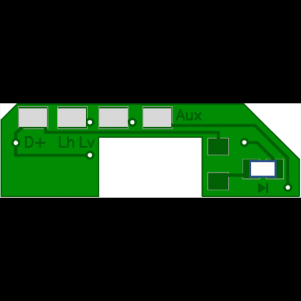 Lüssi 8086 Lichtmodul zu Re460 2 Stück