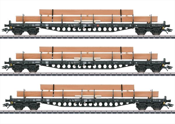 Märklin 047153 Rungenwagenset MHI Rs DB AG