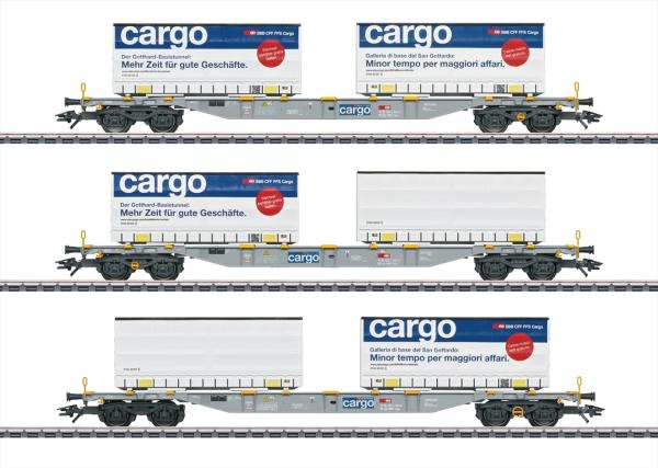 Märklin 047463 Containerwagen-Set SBB