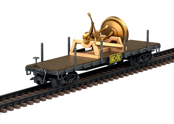 Märklin 048837 Flachwagen mit AC/DC "Stiff Upper Lip"