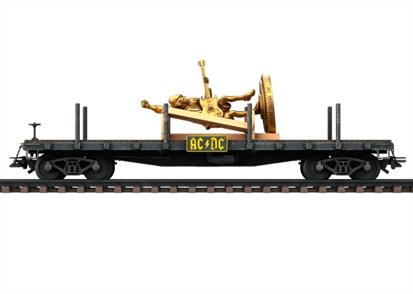 Märklin 048837 Flachwagen mit AC/DC "Stiff Upper Lip"