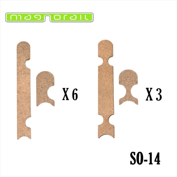 Magnorail SO-14 Gleisabdeckungshalter 60 cm doppel-gerade