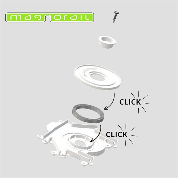 Magnorail UK-3 paar Multi-Ausgang Führung