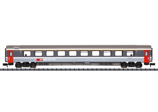 Minitrix 18442 EuroCity Großraumw. Apm SBB