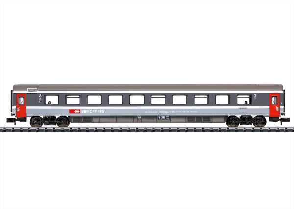 Minitrix 18443  EuroCity Großraumw. Bpm SBB