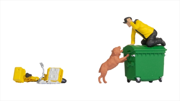 NOCH 16610 Funny-Scenes Vorsicht Hund