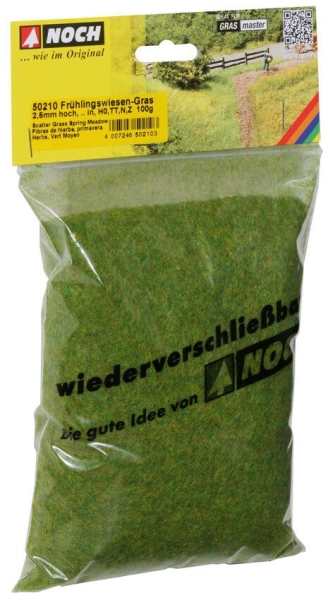 Noch 50210  Frühlingswiesen-Gras 2,5 mm 100g Beutel