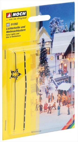 Noch 51202 Lichterkette+Weihnachtsstern