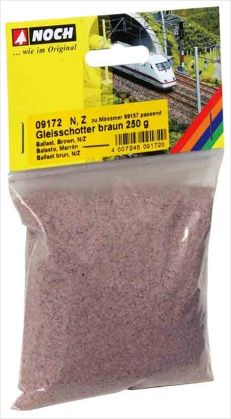 Noch 9172  Gleisschotter, N,Z Beutel, braun