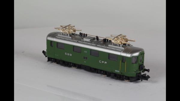 Hobbytrain 11024 E-Lok Re4/4I grün N