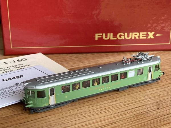 Fulgurex 1154 Triebwagen Ce2/4 701 Fèche du Jura Digital