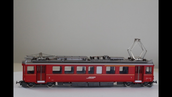 Bemo 1265-2 Triebwagen ABe4/4 1/2 Klasse RHb rot 