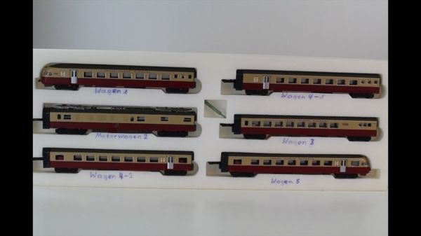 Hobbytrain 1400 Triebzug RAeII 6teilig N