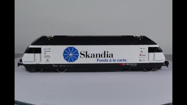 Hag 281-8 Re 460 E-Lok Skandia DC analog