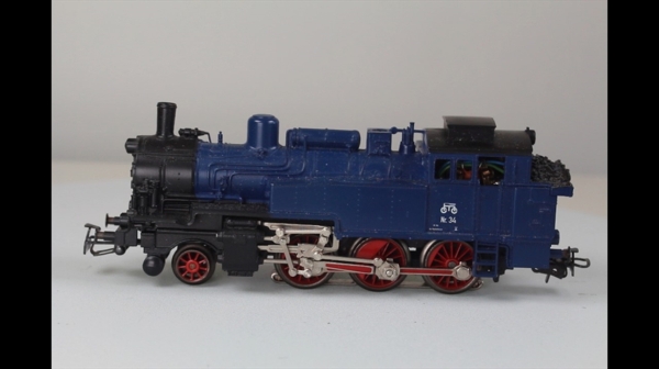 Märklin 29175  Dampflok Nr.34 blau Delta