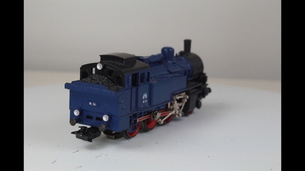 Märklin 29175  Dampflok Nr.34 blau Delta