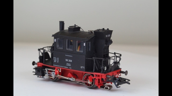 Märklin 3387 Glaskasten BR 98308 AC analog