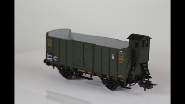 Trix Intl 3604 bayerischer Hochbordwagen mit Brh b