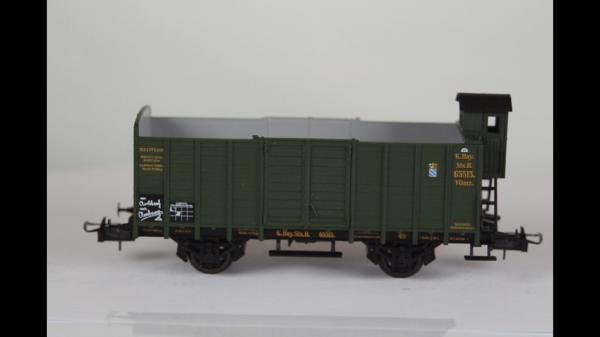 Trix Intl 3604 bayerischer Hochbordwagen mit Brh b