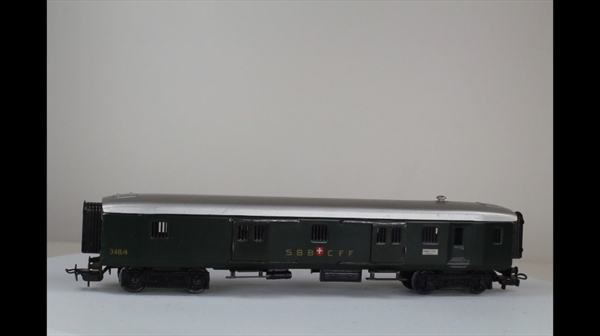 Märklin 4017-1 Postwagen Blech analog