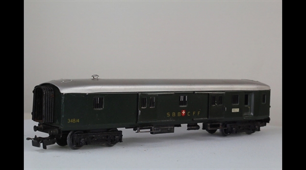 Märklin 4017-1 Postwagen Blech analog