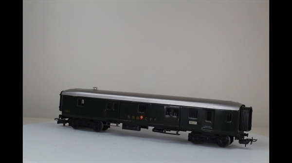 Märklin 4017-1 Postwagen Blech analog