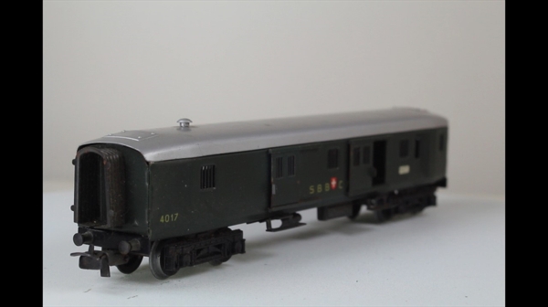 Märklin 4017-2 Postwagen Blech analog
